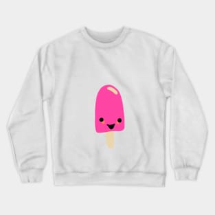 Hot Pink Cherry or Strawberry Cute Kawaii Popsicle Frozen Treat Crewneck Sweatshirt